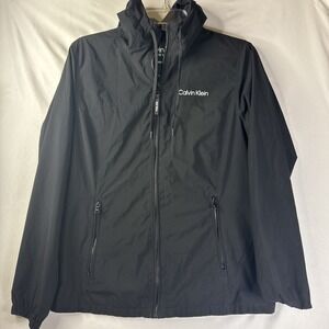 Calvin Klein Black Water Resistant Infinite Stretch Soft Shell Jacket Size XS